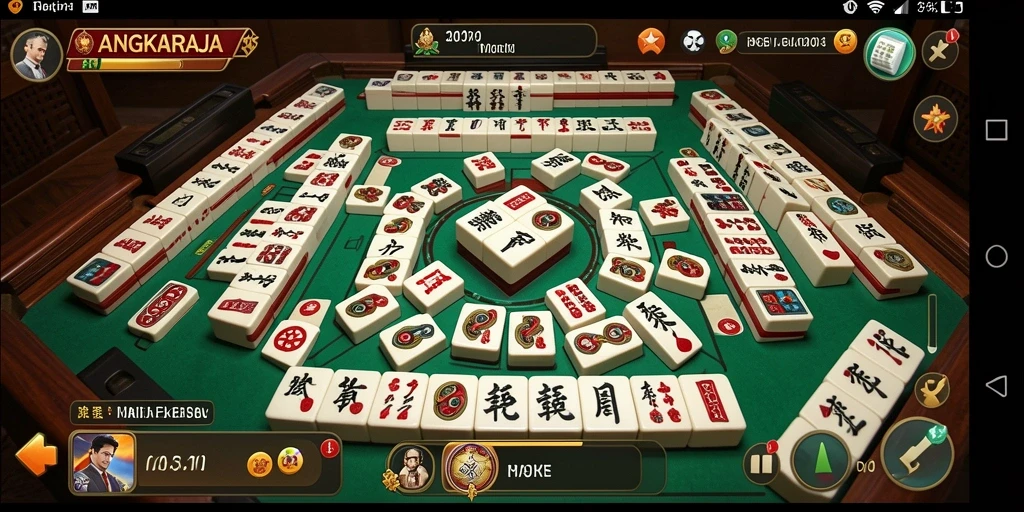 Tangkapan layar game Mahjong dengan grafis menarik dan gameplay yang seru.