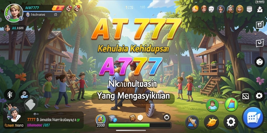 Tampilan gameplay AT777 yang menakjubkan dan interaktif.