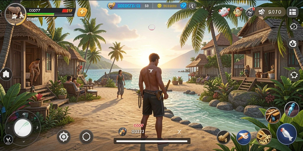 Screenshot utama COO77 menampilkan gameplay yang seru dan menarik.