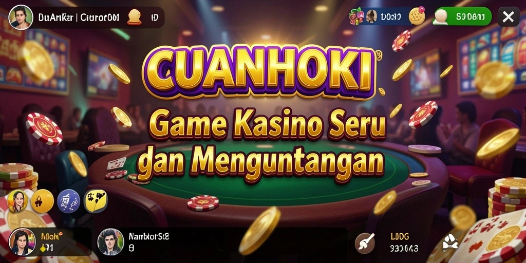 Tampilan grafis menawan dalam gameplay kasino CUANHOKI.