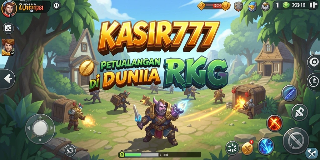 Gameplay seru dan menantang di KASIR777, dunia RPG yang hidup.