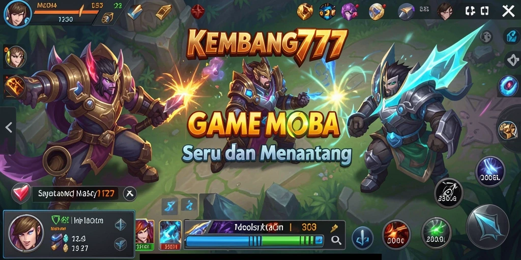 Screenshot gameplay KEMBANG777 dengan aksi seru di arena.