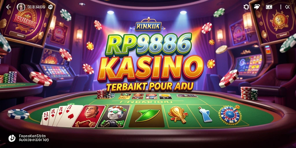 Tampilan gameplay seru di RP886 dengan beragam pilihan permainan Kasino.